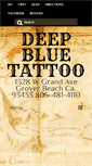 Mobile Screenshot of deepbluetattoos.com