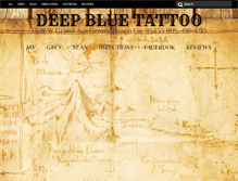 Tablet Screenshot of deepbluetattoos.com